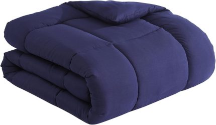 Perry Ellis Portfolio - Comforter. Down Alternative Quilted Bedding. Dorm Room Essentials. Quilted Inspired Room Decor (All Season Peacock Blue. Full/Queen)